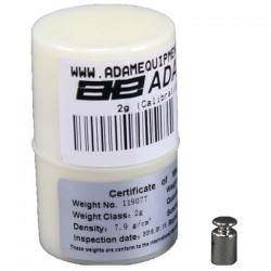 Poids étalons et coffret d'étalonnage | Poids d'étalonnage Masse de Calibrage 2g - F1 | 700100018
