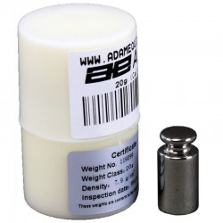 Poids étalons et coffret d'étalonnage | Poids d'étalonnage Masse de Calibrage 20g - F1 | 700100015