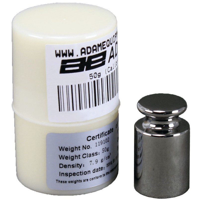 Poids étalons et coffret d'étalonnage | Poids d'étalonnage Masse de Calibrage 50g - E2 | 700100232