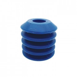 Ventouse détectable | Ventouse détectable dure de 40 mm Bord annelé boîte de 100 pièces | BST-HC4019MB
