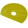 Grattoir détectable avec trou central 160 mm 4 couleurs : Couleur:jaune