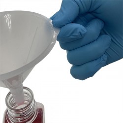 Entonnoir de laboratoire | Entonnoir stérile à usage unique PEHD USP CLASSE VI 50 et 100 mm SteriWare | 9370H