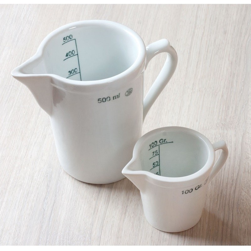 Porcelaine | Carafe graduée - porcelaine - 100 ml - JIPO