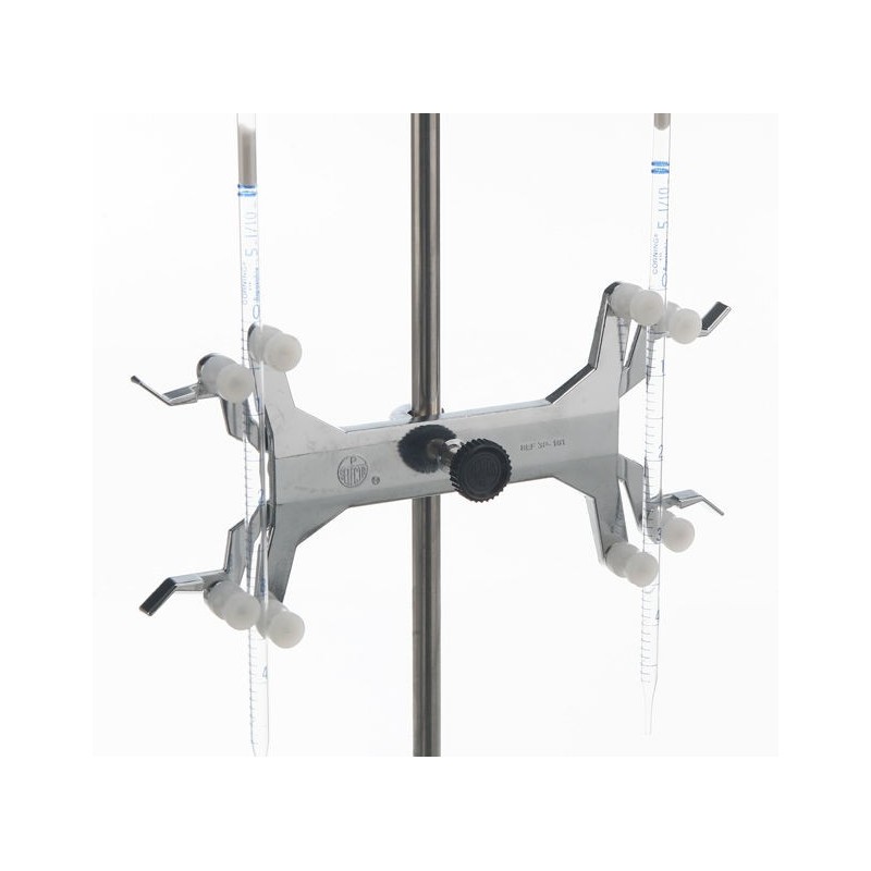 Pince pour statif | Pince pour burette Aluminium avec noix de serrage JP Selecta 7000181 | 7000181