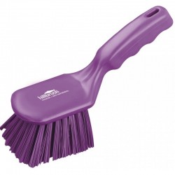 Brosse à main dure courte antimicrobienne 254 mm fibres 0.6 mm 6 couleurs AMD4