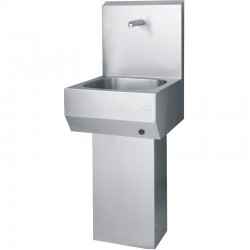 Lave-mains inox | Lave mains inox sur pieds pour salle blanche Nieros | NIE-2520-136_1