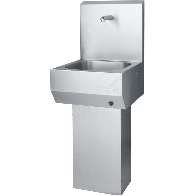 Lave-mains inox | Lave mains inox sur pieds pour salle blanche Nieros | NIE-2520-136_1