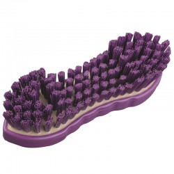 Brosse dure papillon antimicrobienne 210 mm fibres 0.6 mm 6 couleurs AMST5