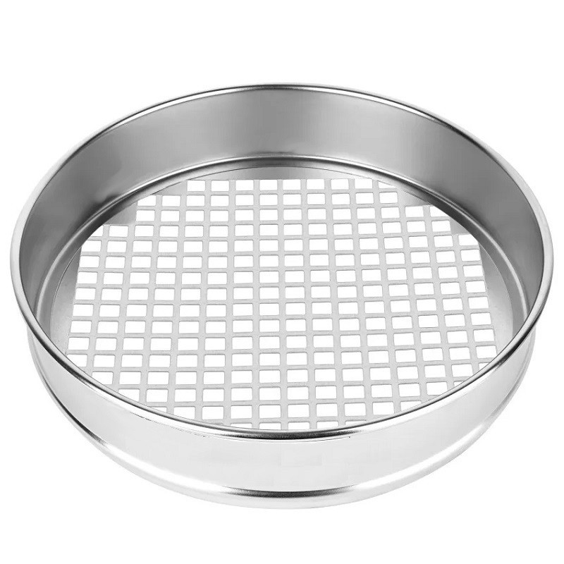 Tamis d'analyse inox | Tamis d'analyse Ø 450 mm x Hauteur 100 mm trous carrés 4 à 125 mm | 1912261 Tamis d'analyse inox | Tamis d'analyse Ø 450 mm x Hauteur 100 mm trous carrés 4 à 125 mm | 1912261