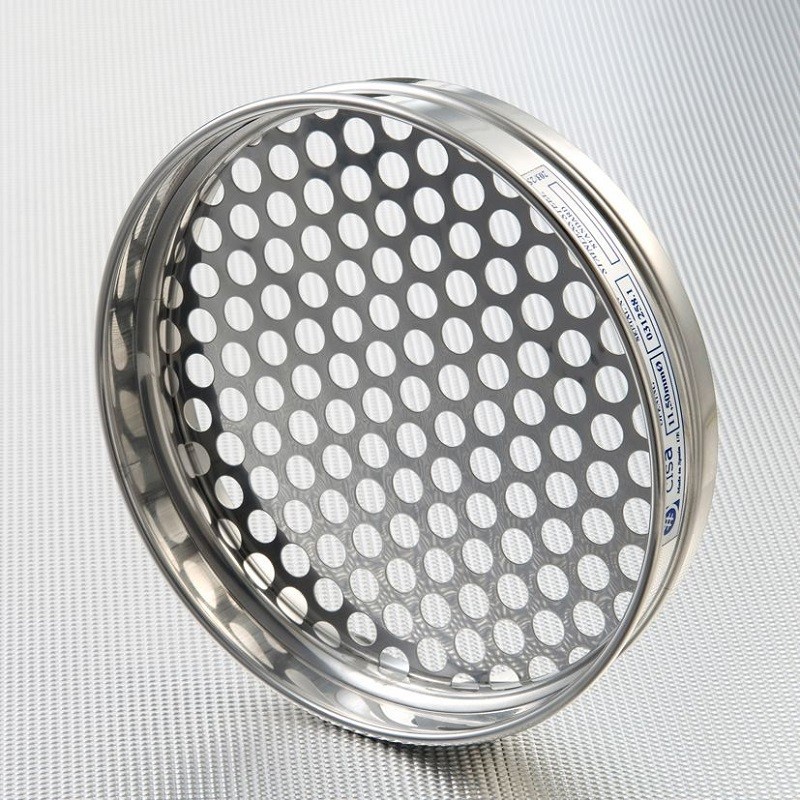 Tamis d'analyse inox | Tamis d'analyse Ø 400 mm x Hauteur 100 mm trous ronds 0.5 à 125 mm | 1807441 Tamis d'analyse inox | Tamis d'analyse Ø 400 mm x Hauteur 100 mm trous ronds 0.5 à 125 mm | 1807441