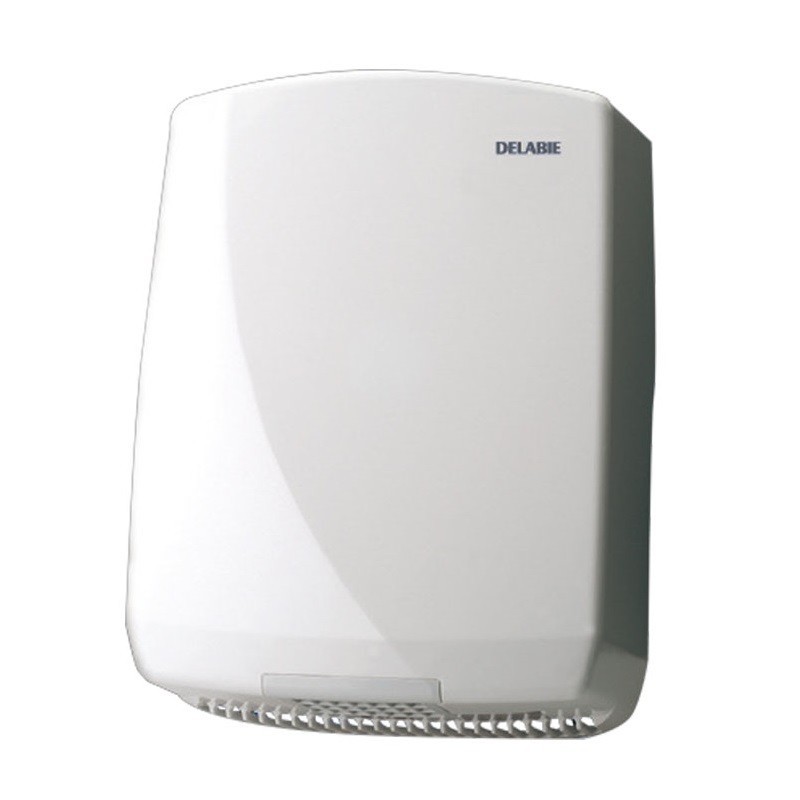Sèche-mains  | Sèche-mains électrique ABS blanc commande Optique DELABIE 6621 | DEL-6621