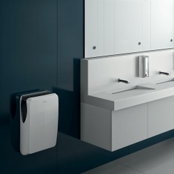 Sèche-mains électrique ABS blanc DELABIE 6621 commande Optique
