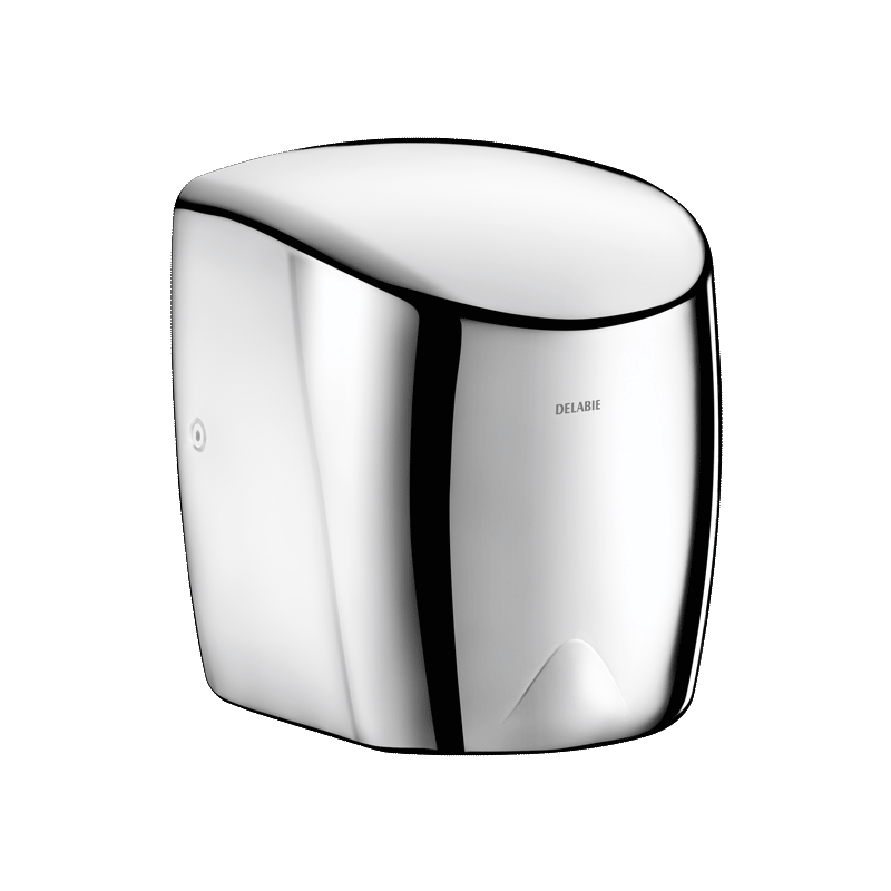 Sèche-mains  | Sèche-mains à air pulsé DELABIE HIGHFLOW Inox 304 poli brillant 510622 | DEL-510622