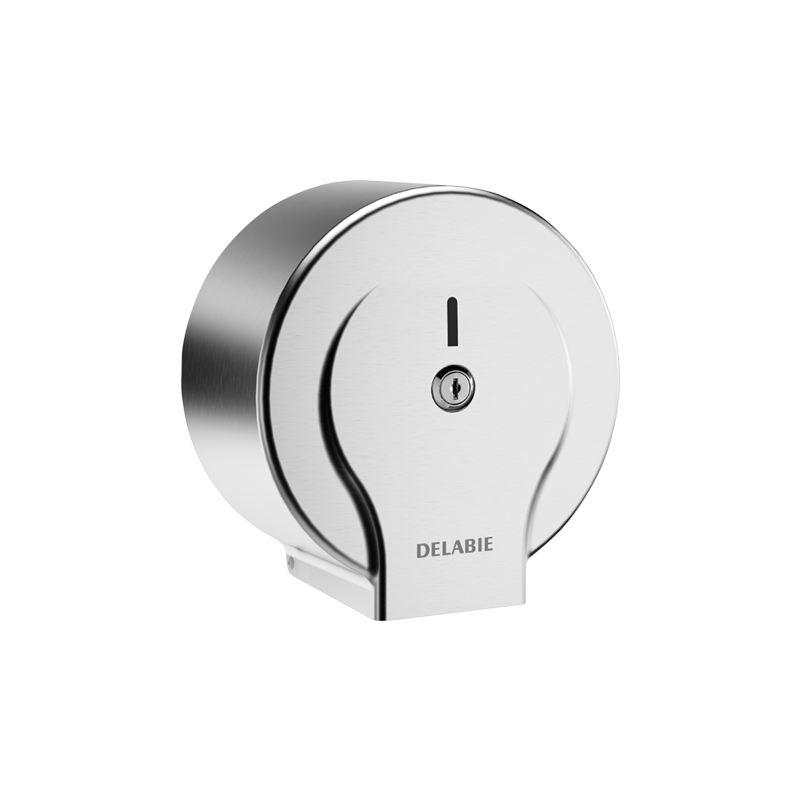 Distributeur | Distributeur de papier toilette inox poli satiné pour bobine 200 m DELABIE 2902 | DEL-2902