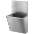 Lave mains chirurgical Inox 304 poli satiné sans trou de robinetterie DELABIE : Places:1 place, Largeur:700 mm