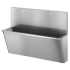 Lave mains Chirurgicale Inox 304 poli satiné avec 1 trou de robinetterie DELABIE : Places:2 places, Largeur:1400 mm