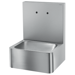 Lave-mains inox | Lave mains médical inox avec dosseret haut 188000 DELABIE | DEL-188000