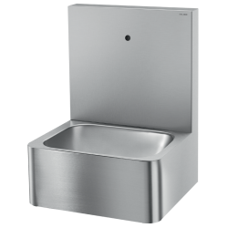 Lave-mains inox | Lave mains médical inox avec dosseret haut 188000 DELABIE | DEL-188000