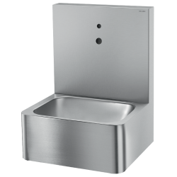 Lave-mains inox | Lave mains médical inox avec dosseret haut 188000 DELABIE | DEL-188000