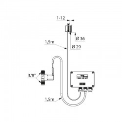 Robinet de lavabo automatique TEMPOMATIC DELABIE 447100