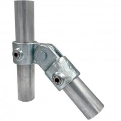 Support de laboratoire | Raccord à bride de laboratoire en fonte malléable pour tube inox ø 26.9 mm | FIT-A173