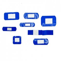 Pansement détectable | Pansement détectable bleu rayon X et détecteur de métaux 6 tailles | DEC-403S731_1