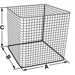 Panier rectangulaire inox | 7 modèles