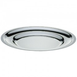 Assiette plate en inox diamètre 22cm