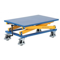 Table élévatrice | Table élévatrice manuelle à manivelle simple ciseaux 300kg 1150x750mm | WHI-516009901