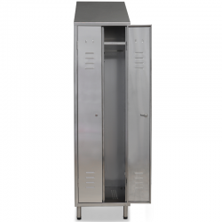 Vestiaire inox ECO 1 porte par place avec séparation propre sale