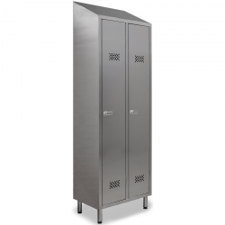 Vestiaire inox | Vestiaire inox ECO 1 porte par place | X-1E1E1