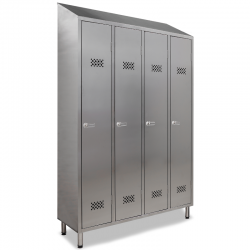 Vestiaire inox | Vestiaire inox ECO 1 porte par place | X-1E1E1