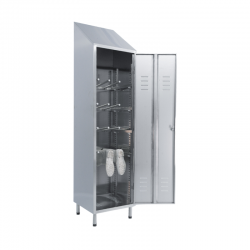 Vestiaire inox | Armoire inox range bottes 6, 12 et 16 paires de bottes | X-2025 441