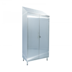 Vestiaire inox | Armoire inox range bottes 6, 12 et 16 paires de bottes | X-2025 441