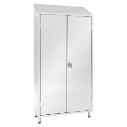 Armoire inox | Armoire inox - 2 portes - largeur 950 x 500 x 1800 / 2160 mm