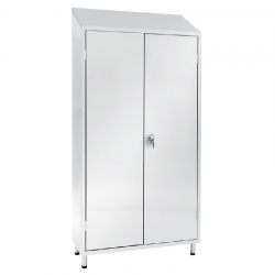 Armoire inox | Armoire inox 2 portes largeur 1200 x 500 x 1800 / 2160 mm | X-2017-441_1