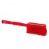 Brosse alimentaire à main moyenne 410 mm Resin-set fibres 0.3 mm 5 couleurs : Couleur:Rouge