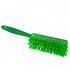 Brosse alimentaire à main moyenne 340 mm Resin-set fibres 0.3 mm 5 couleurs : Couleur:Vert