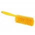 Brosse alimentaire à main moyenne 340 mm Resin-set fibres 0.3 mm 5 couleurs : Couleur:jaune