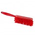 Brosse alimentaire à main moyenne 340 mm Resin-set fibres 0.3 mm 5 couleurs : Couleur:Rouge