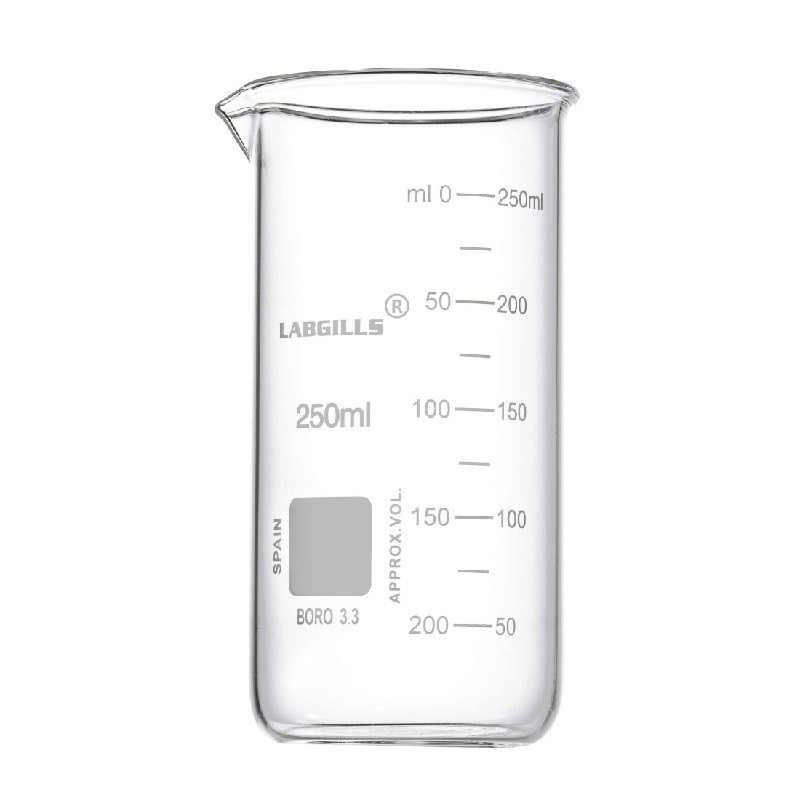 Becher en verre | Bécher forme haute en verre borosilicaté 3.3 de 50 ml à 600 ml | 10VALG00050_1