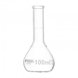 Fiole jaugée en verre borosilicaté 3.3 pour l'analyse du sucre