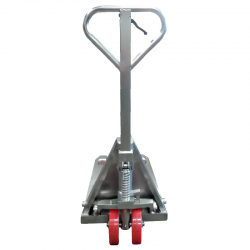 Transpalette Inox | Transpalette en inox 316 manuel - double galets - fourches fermées | TM20/T316FF