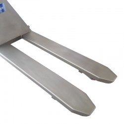 Transpalette Inox | Transpalette en inox 316 manuel - double galets - fourches fermées | TM20/T316FF