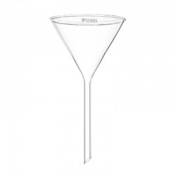 Entonnoir verre | Entonnoir verre borosilicaté 60° tige courte - Diamètre 40 mm à 300 mm