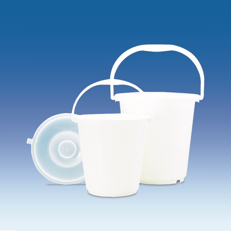 Consommable de laboratoire | Seau de laboratoire et couvercle PEHD 5 et 10 litres VITLAB | VIT-96093_1