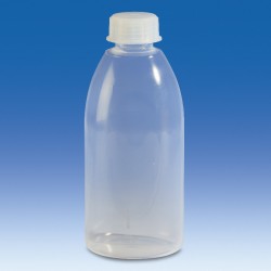 Bouteille à col large PFA plastique fluoré  VITLAB  | de 250 à 2000 ml