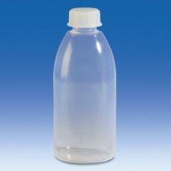 Bouteille à col large PFA plastique fluoré  VITLAB  | de 250 à 2000 ml