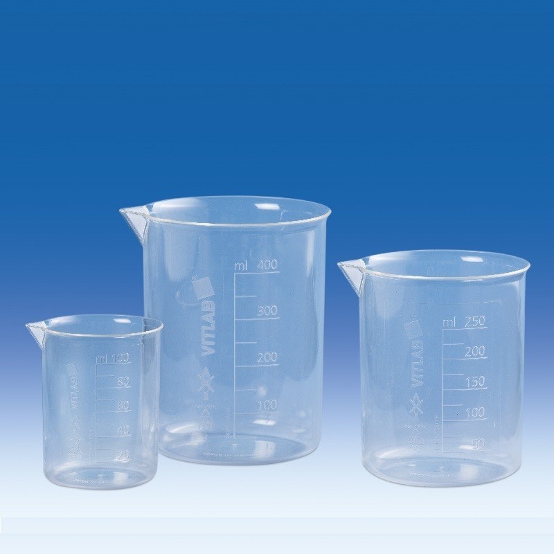 Bécher de laboratoire | Bécher de Griffin PMP gradué en relief de 25 à 5000 ml VITLAB | VIT-60695_1