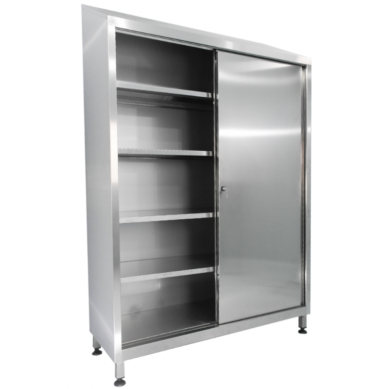 Armoire inox | Armoire inox 441 portes coulissantes dessus en pente de 950 à 1950 mm | X-6001-441_1